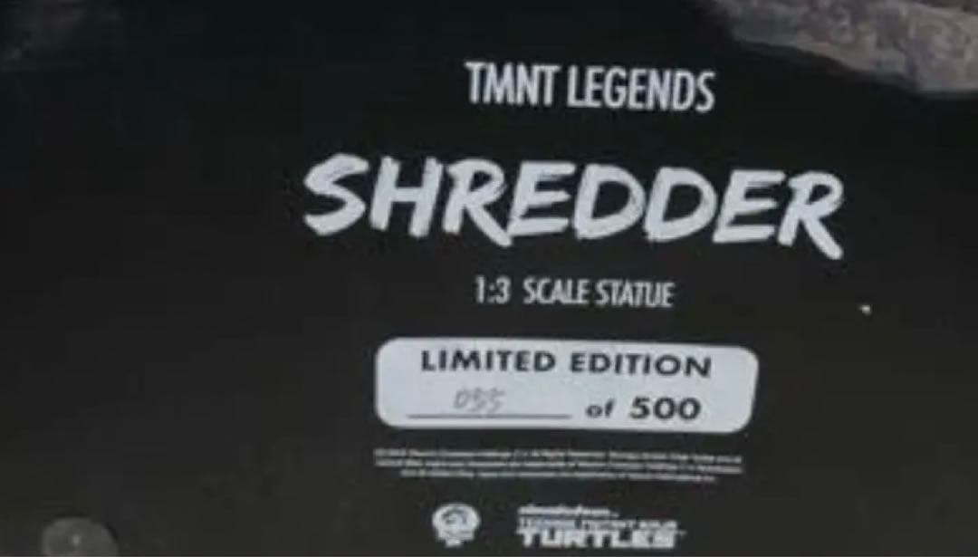 500体限定　TMNT Shredder 1/3 スタチュー フィギュア