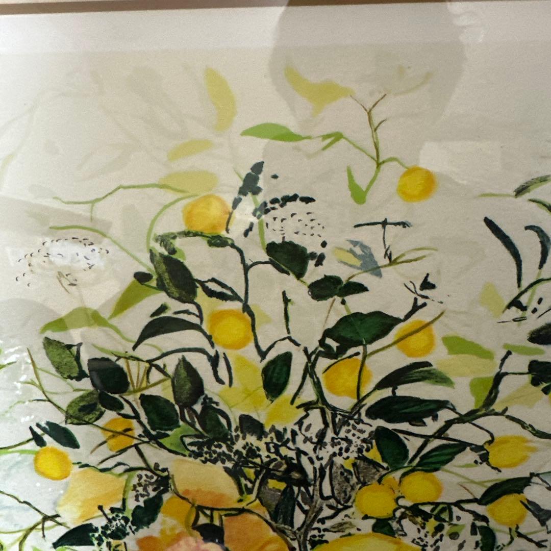 Michel Henry 絵画 水彩画 サイン 額縁 シリアルナンバー 付き