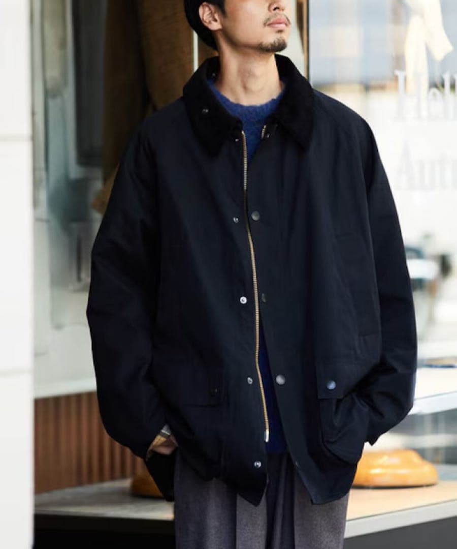 【美品】Barbour フリークスストア別注BIG BEDALE 44 バブアー