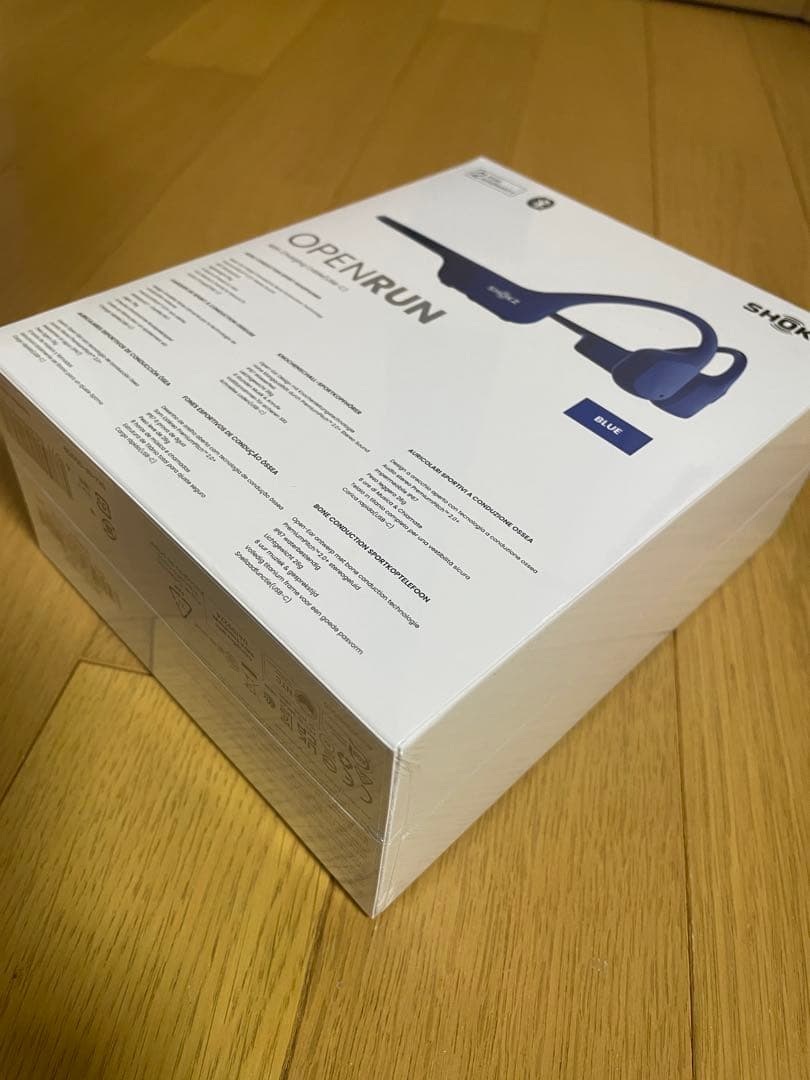 SHOKZ OPENRUN 骨伝導イヤホン 青