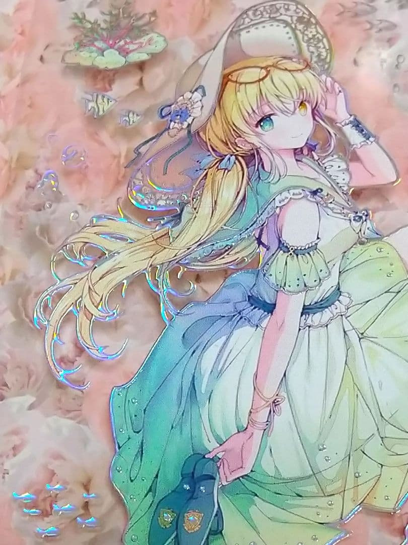 のこり２✩再販✩J481＃仲夏之梦(镭射银)浮光文创切り売り海外人物マステ女の子