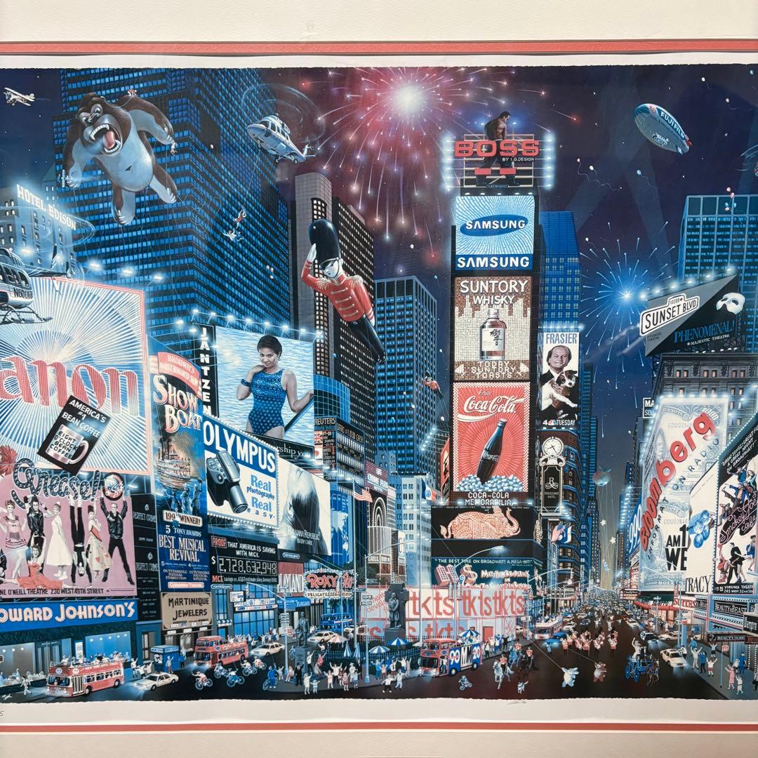 ALEXANDER CHEN タイムズスクエア シルクスクリーン