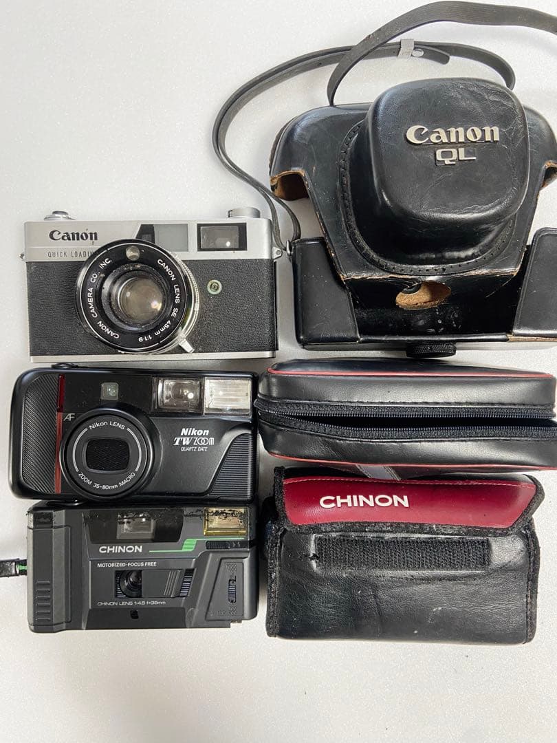 フィルムカメラ　Canon Chinon Nikon Fujifilmオリンパス