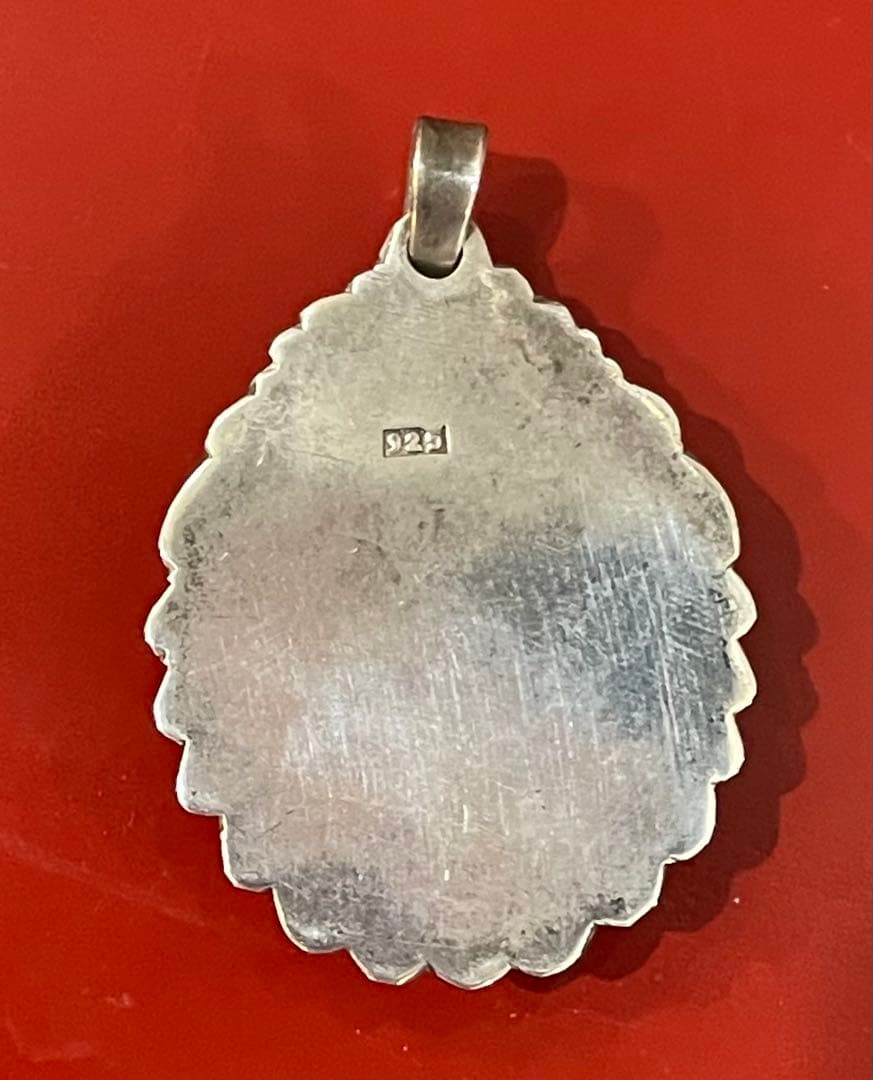 オパールのペンダントトップ‼️華やかでシック❗️Silver925❣️