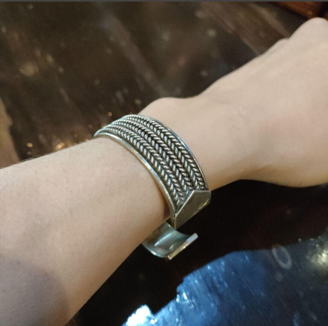 タイスターリングシルバー 60g バングル 未使用 シルバー925