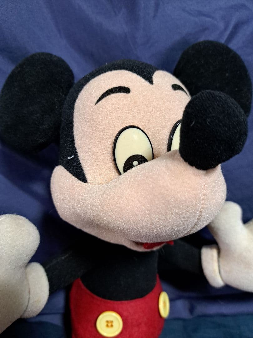 【激レア】レトロなミッキーミニー針金入りぬいぐるみ