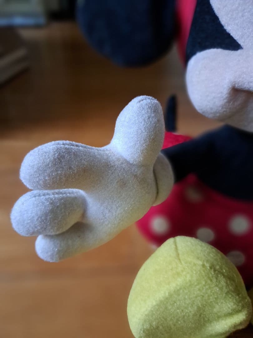 【激レア】レトロなミッキーミニー針金入りぬいぐるみ