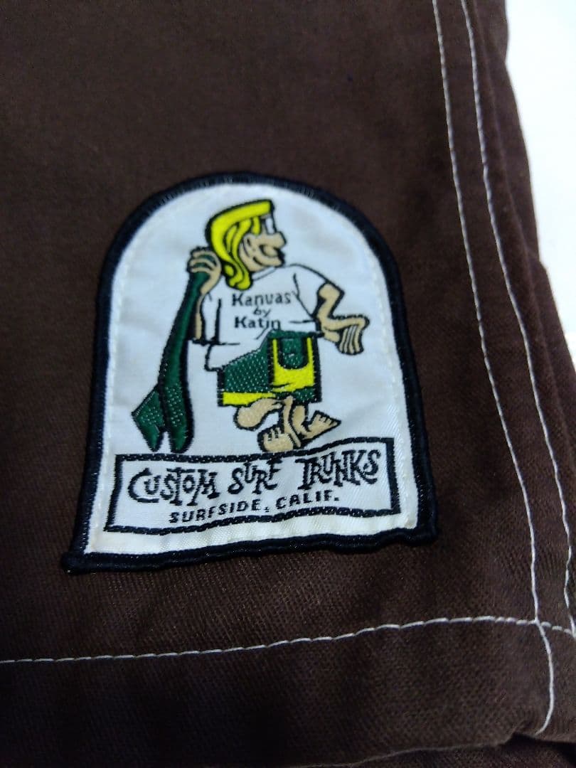 【未使用】【w33】70s~80s ビンテージ Katin サーフ トランクス