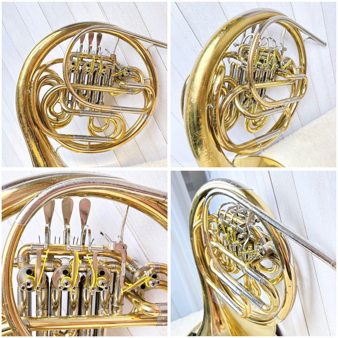 YAMAHA ヤマハ YHR-664 フルダブルホルン マウスピース付き