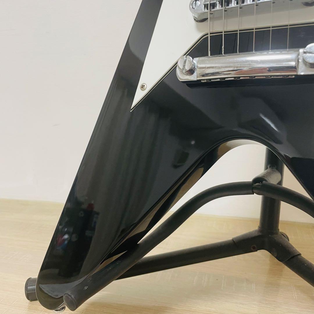 グラスルーツ GR-FV-32 スピーカー内蔵 エレキギターフライングV 希少品