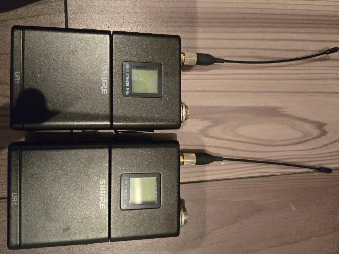 SHUREワイヤレスマイクSM58トランスミッターUR1無線受信機UR4D+