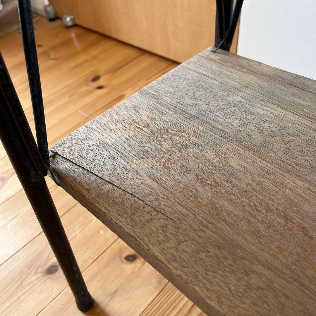 ヴィンテージ　鉄脚サイドテーブル