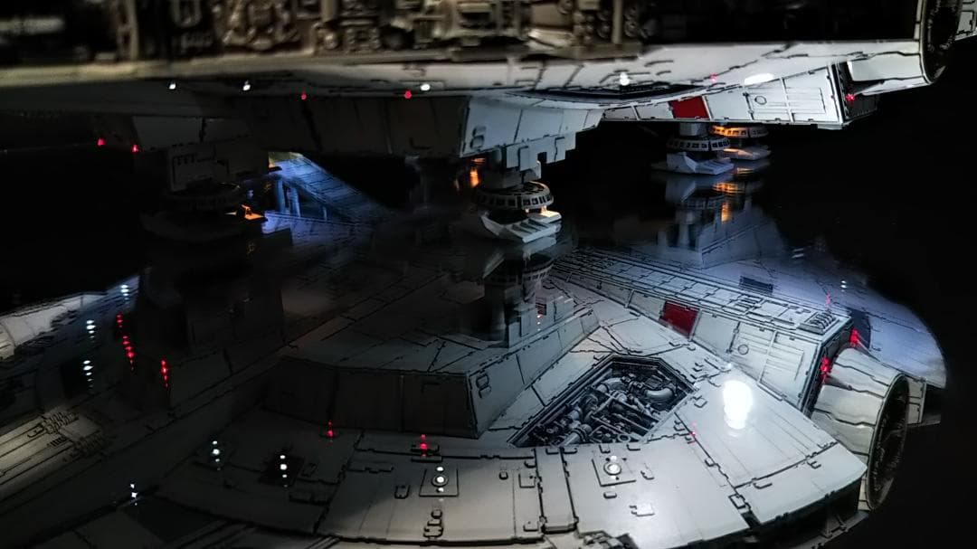 フル電飾改修 ミレニアムファルコン 1/144 塗装　 完成品 12V