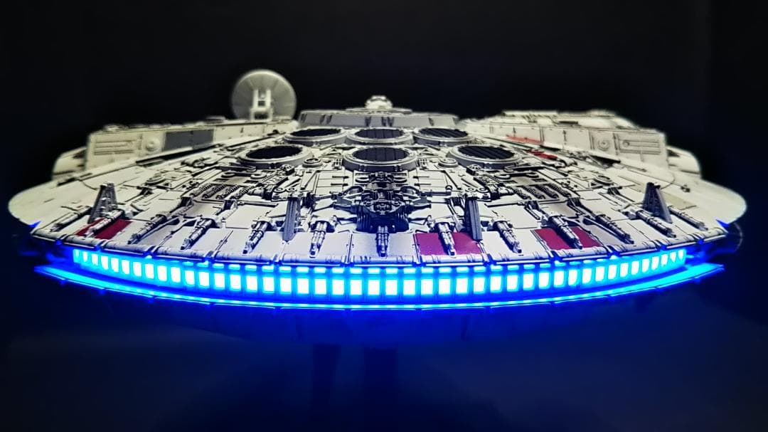 フル電飾改修 ミレニアムファルコン 1/144 塗装　 完成品 12V