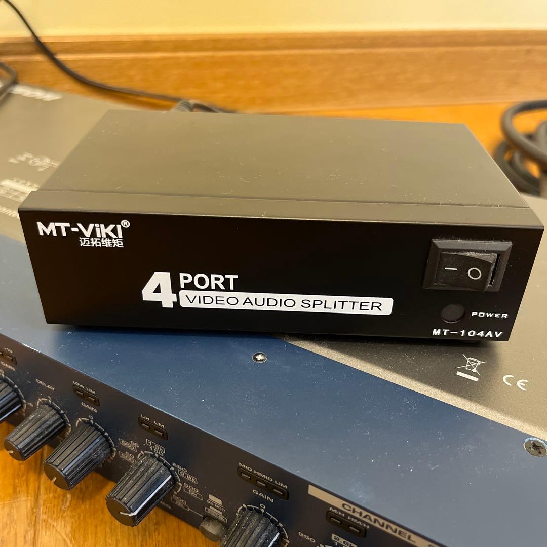 オーディオ用の物たち、アンプなど10点