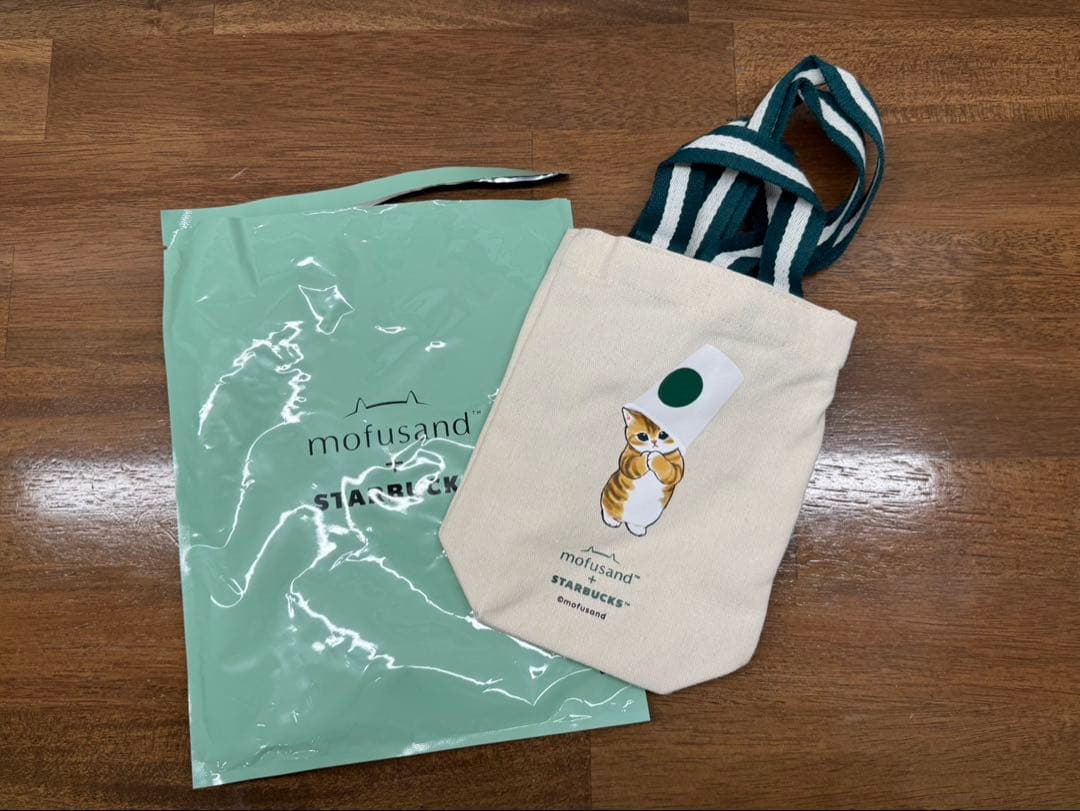 mofusand × STARBUCKS バッグ 3種セット　シンガポール限定