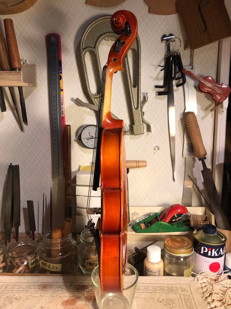 【駒&魂柱調整済】Suzuki分数バイオリンNo220 1/10 1983