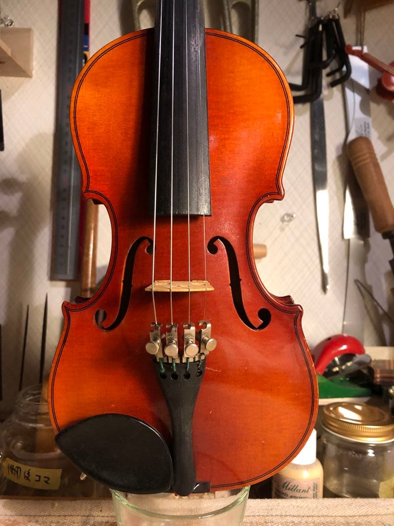 【駒&魂柱調整済】Suzuki分数バイオリンNo220 1/10 1983