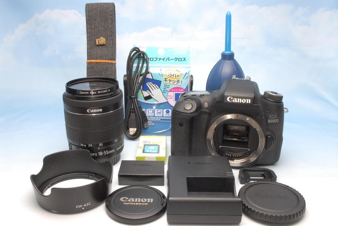 ✨初・中級者向け✨キヤノン EOS 8000D Wi-Fi 手振れ補正 高コスパ