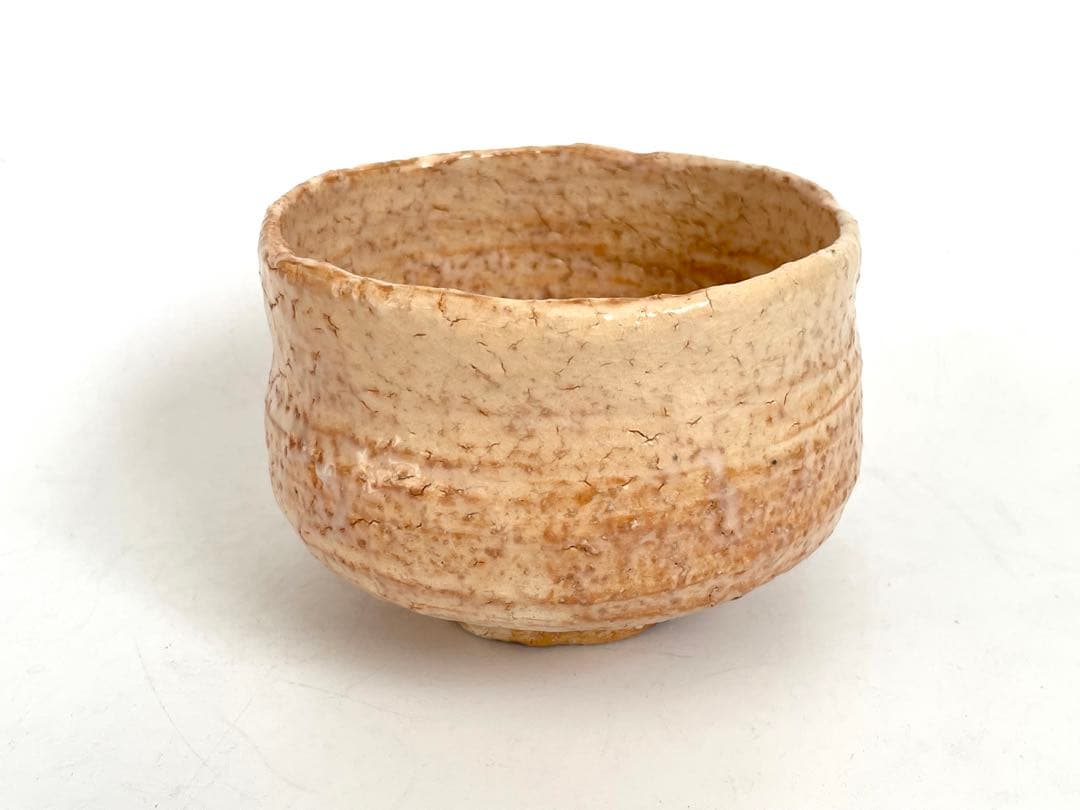 陶芸家　人間国宝　十一代　三輪休雪　萩　茶碗　萩焼　抹茶碗　共箱　三輪壽雪