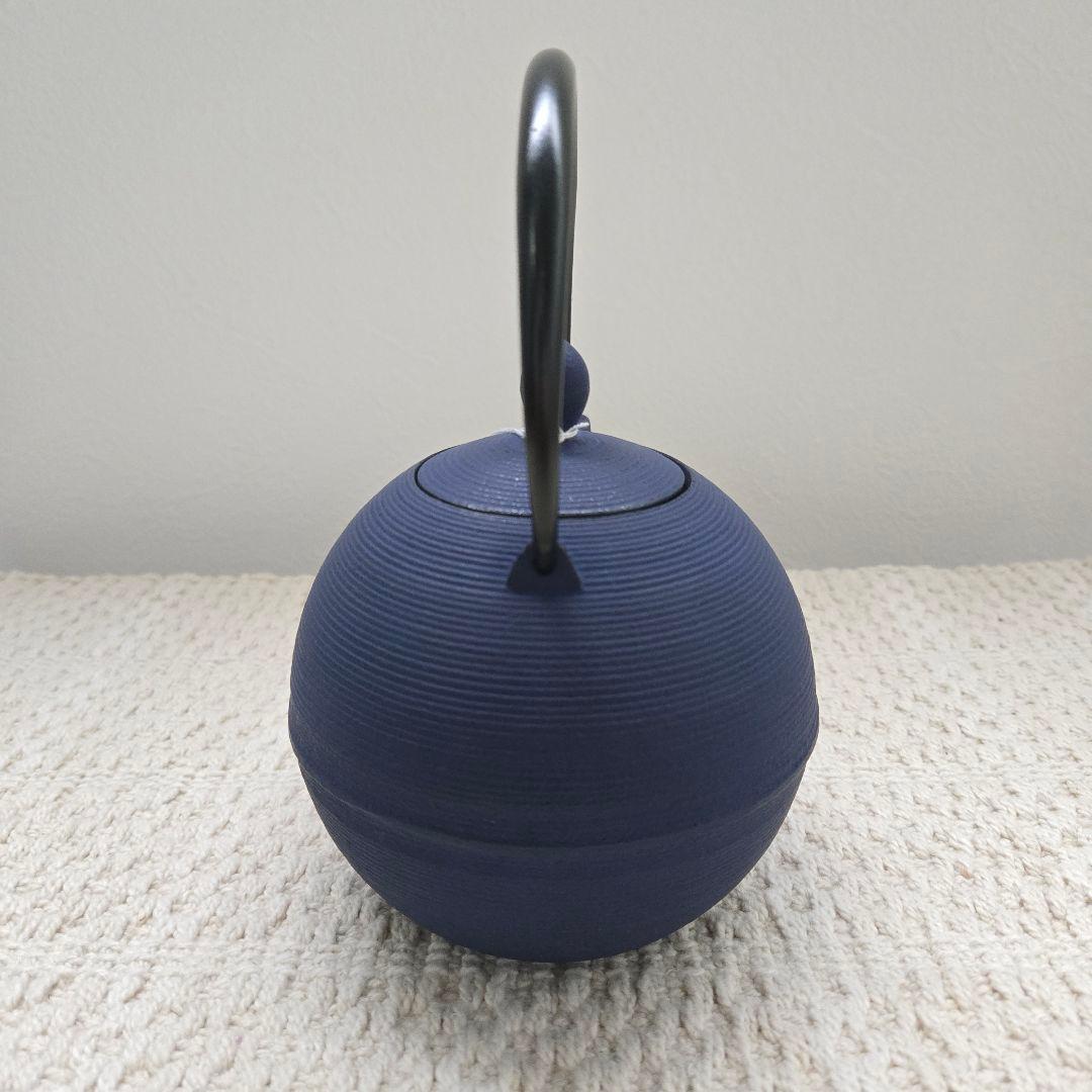 藍花 Aika 盛岡南部鉄器 鉄瓶 日の丸 紫紺 日本製