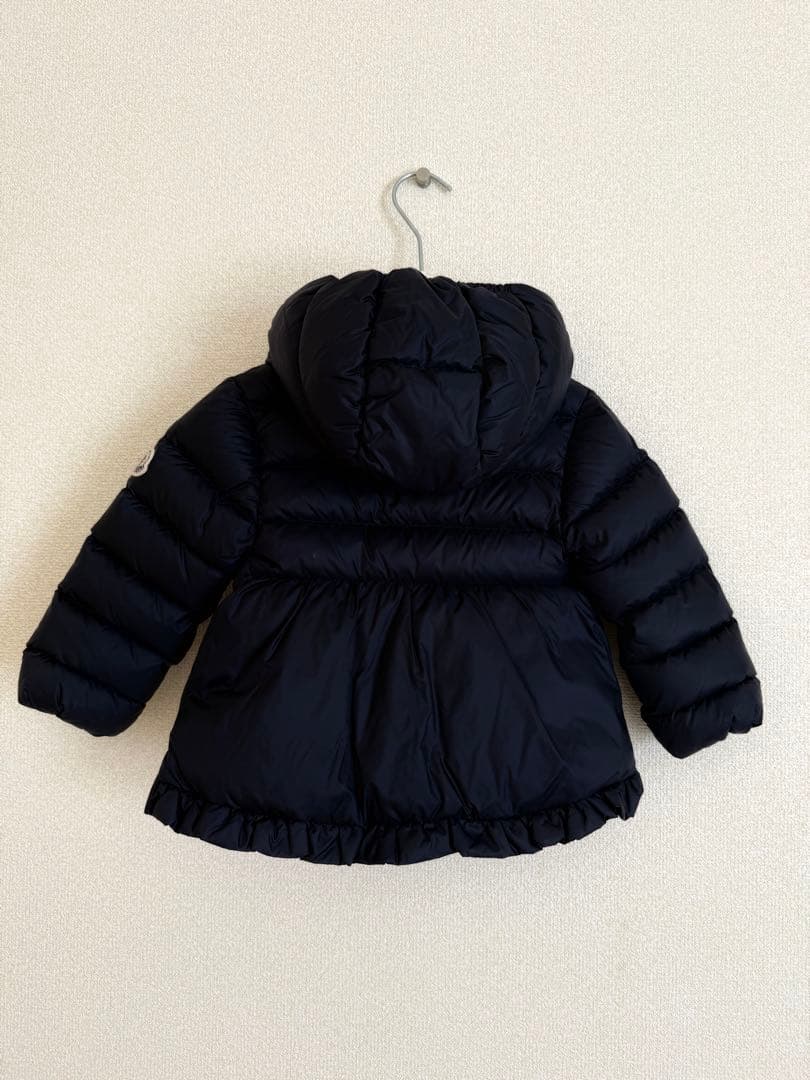 【美品】MONCLER キッズ ダウンジャケット 18-24M ネイビー 女の子