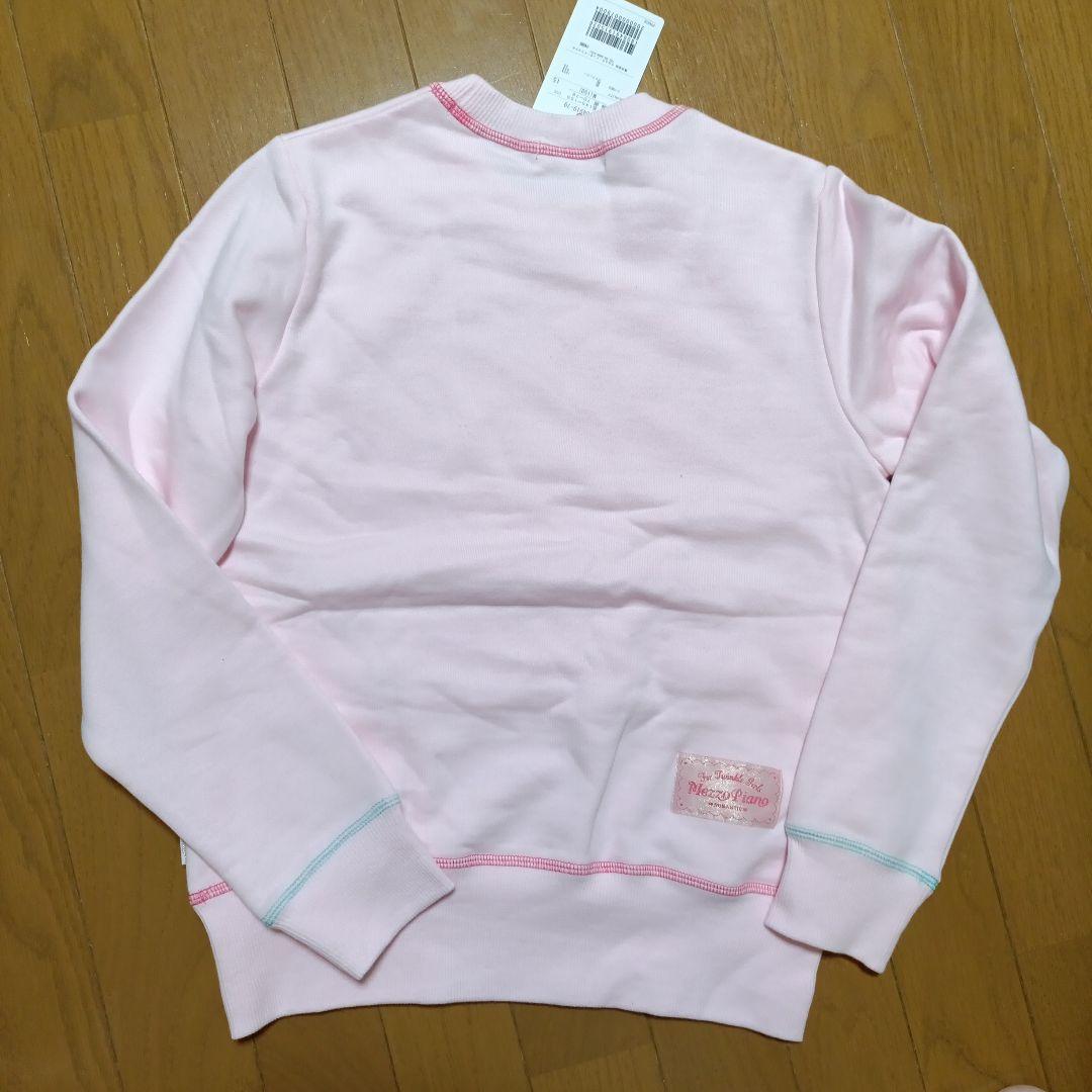 mezzo piano スイーツ トレーナー ピンク