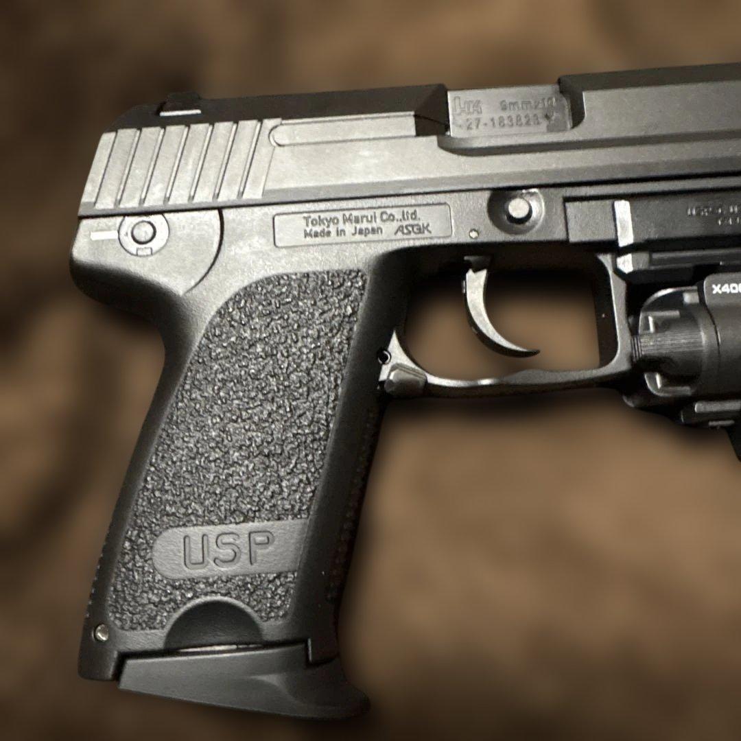 【超メルカリ祭限定価格】東京マルイ ガスブロ USP コンパクト 外装カスタム