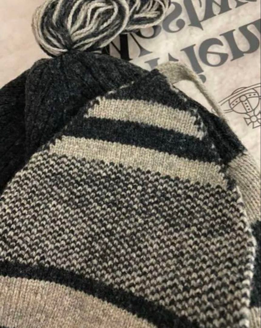 Vivienne Westwood ニット帽 ORBフラップ付きワッチ NANA