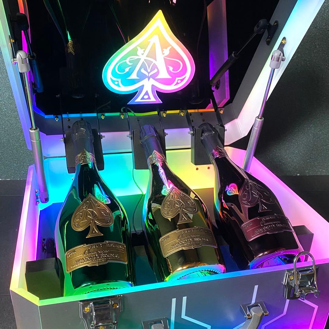 アルマンド　アタッシュケース　レッド　ゴールド　グリーン　LED 信号機