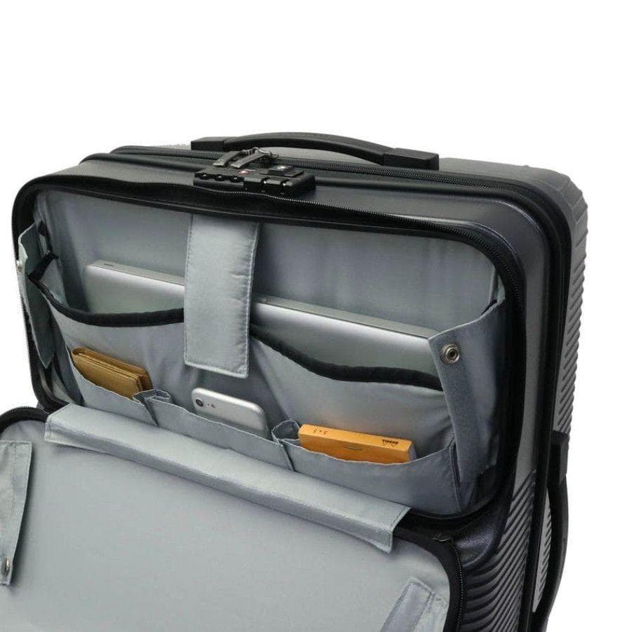 【美品】Proteca ポケットライナー キャリーケース 72L ネイビー