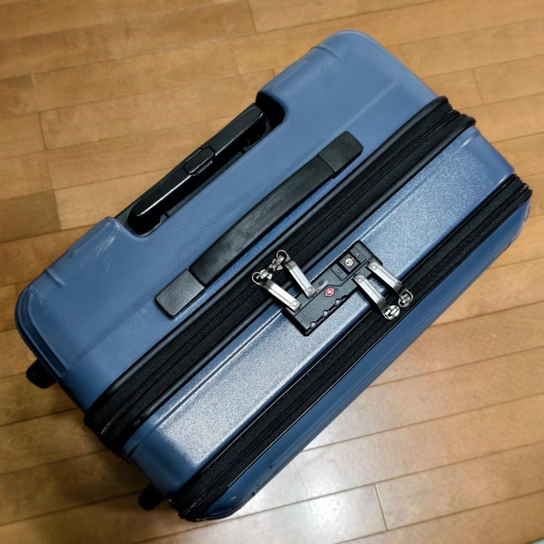 【美品】Proteca ポケットライナー キャリーケース 72L ネイビー