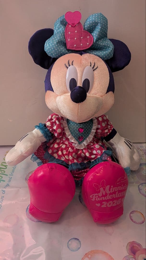 新品　ミニー　ファンダーランド　ぬいぐるみ　ミニパル　パルパルーザ