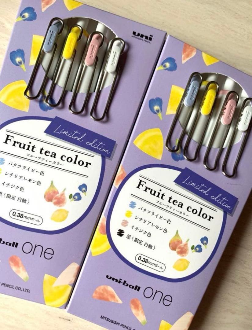 ユニボールワン uni-ball 【限定】フルーツティーカラ　Fリラックス