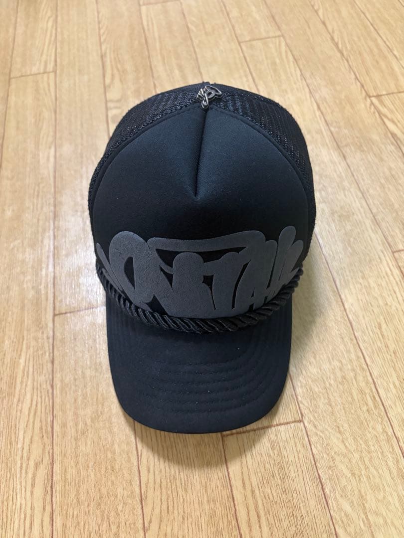 シナワールド 黒メッシュキャップ ロゴデザイン