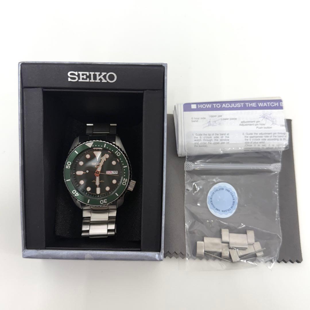 お値下げ中❗️美品✨SEIKO 5スポーツ セイコー5 SBSA013 自動巻き