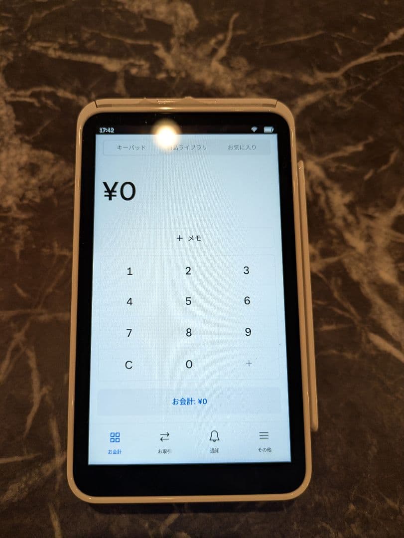 Square Terminal プリンター内蔵　キャッシュレス決済端末 動作OK