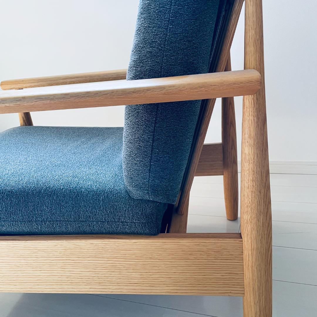 柏木工 1人用ソファ シガーロ オーク材