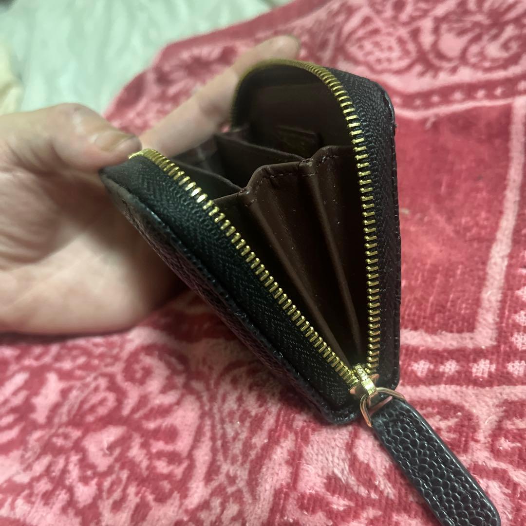 【美品】CHANEL ブラック キャビアスキン ケース