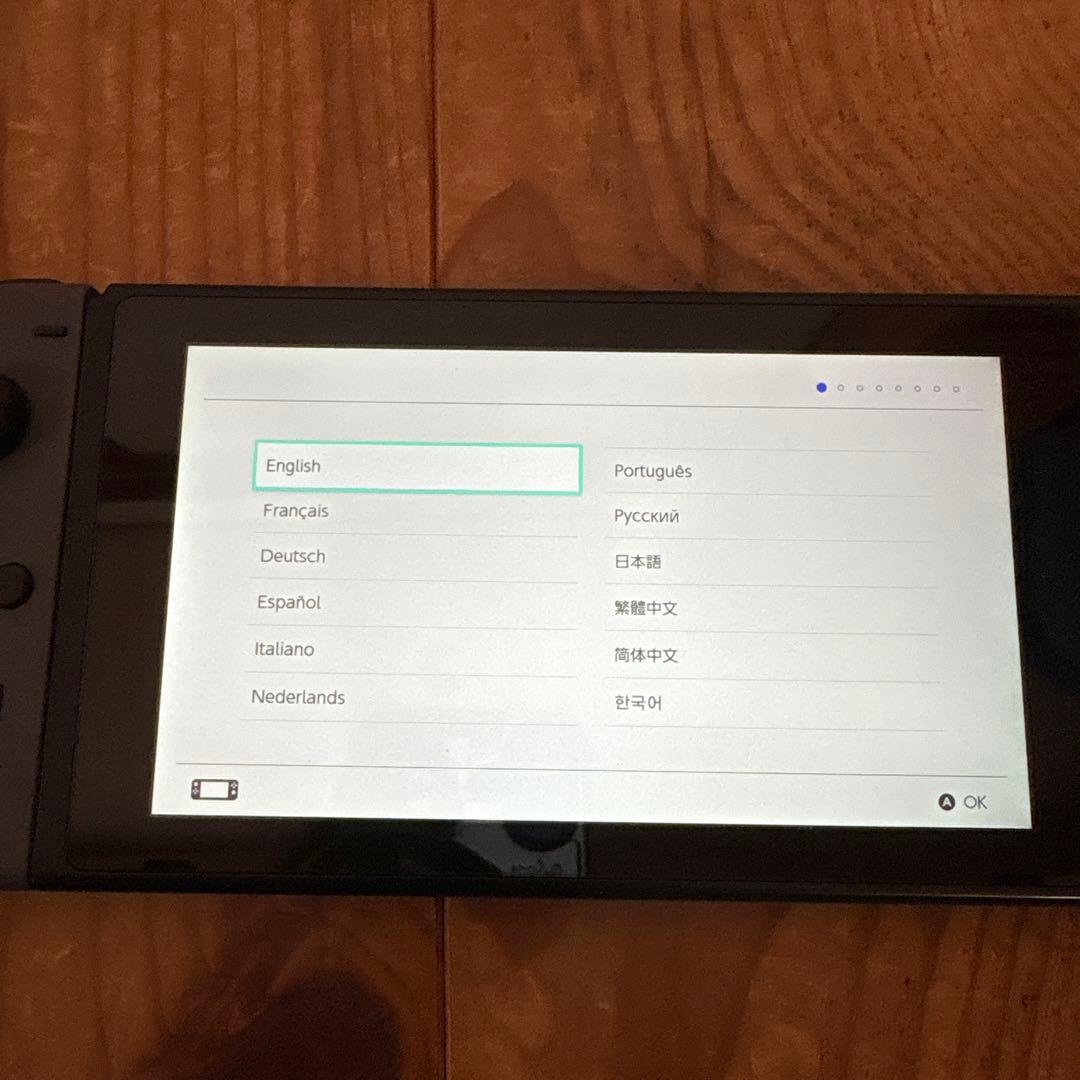 オ*オ様 Nintendo Switch グレー 本体 箱付き 抜け無し
