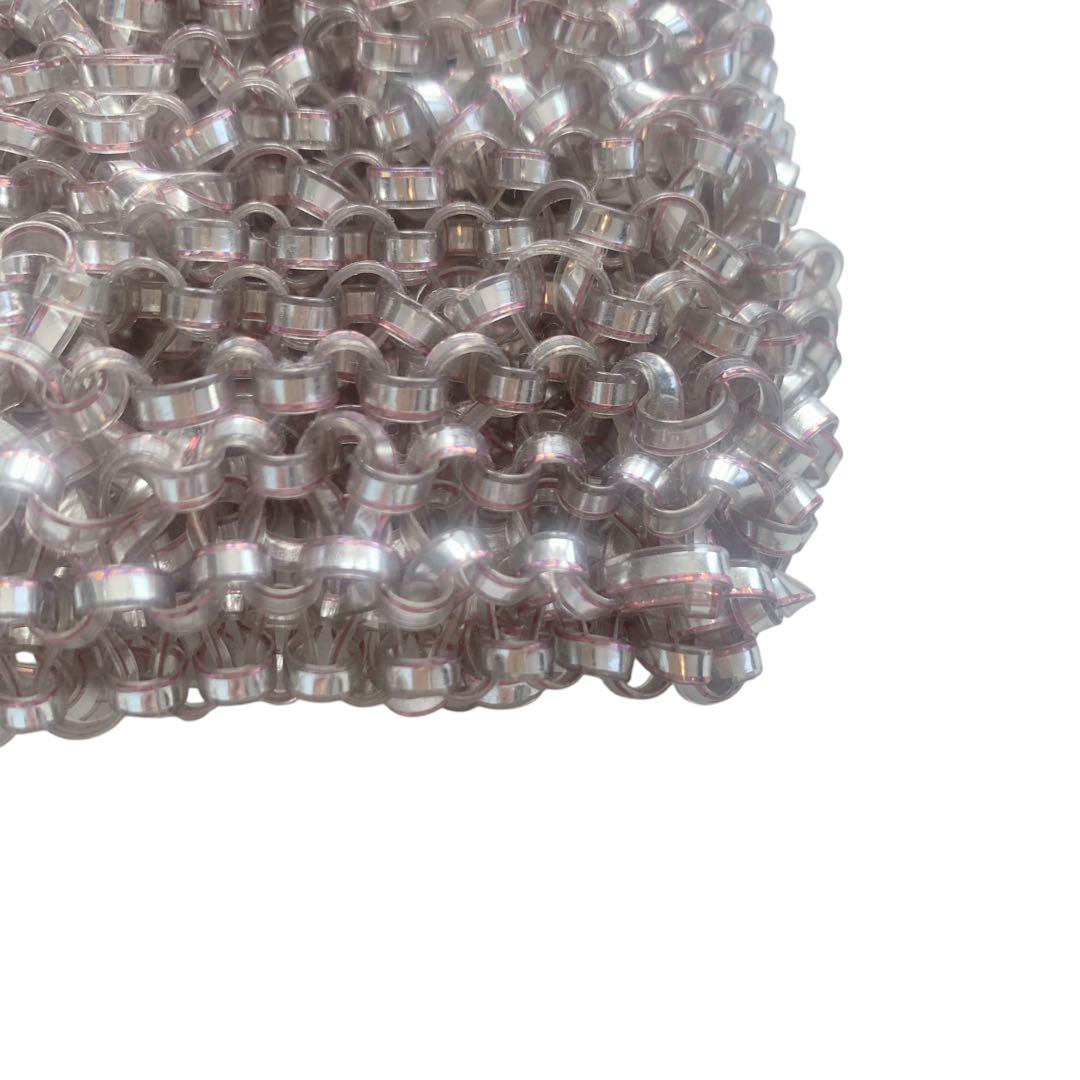 ［美品］ANTEPRIMA アンテプリマ　ワイヤーバッグ　ピンク　リボン