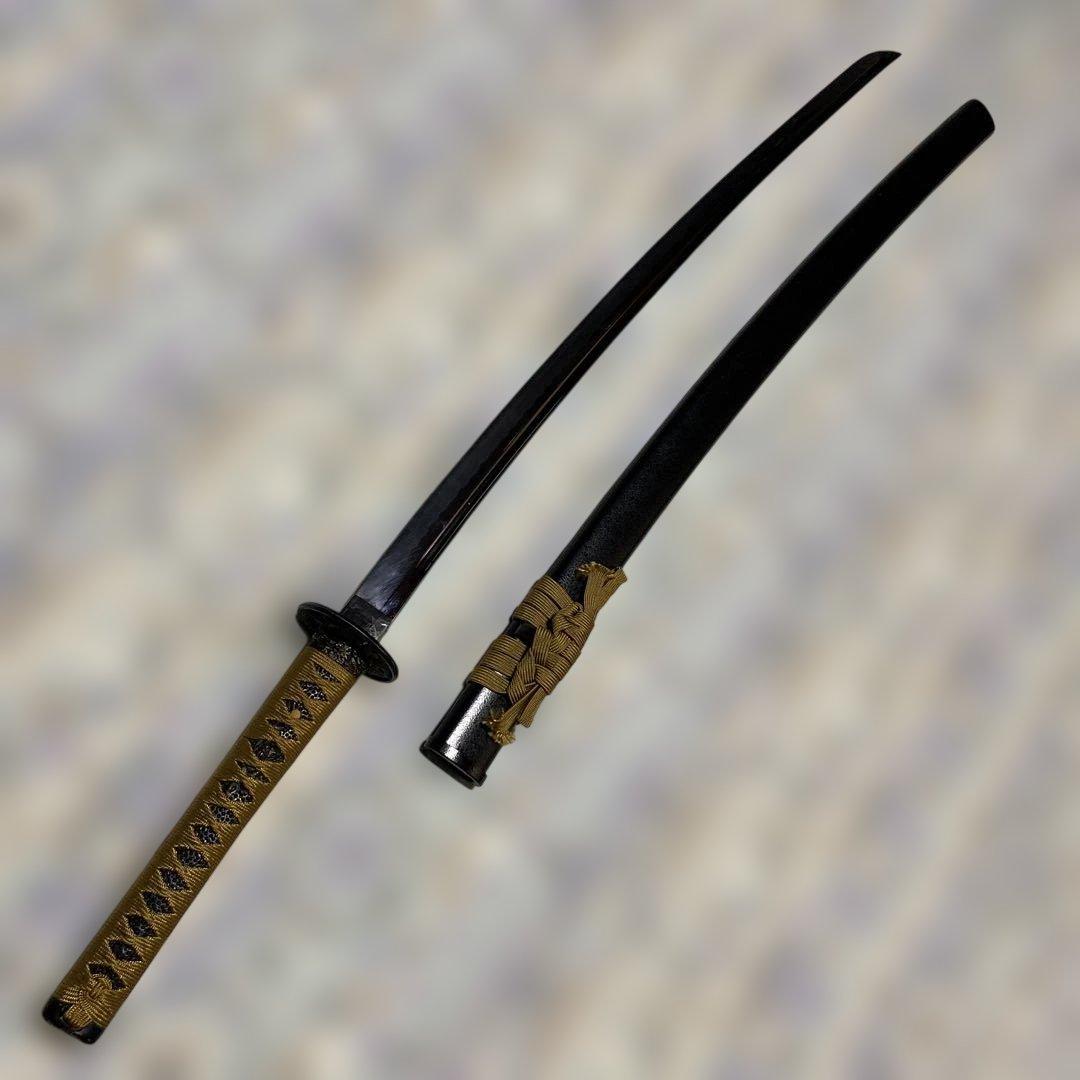 高級模造刀 近藤勇拵え 長曽根虎徹 金茶柄