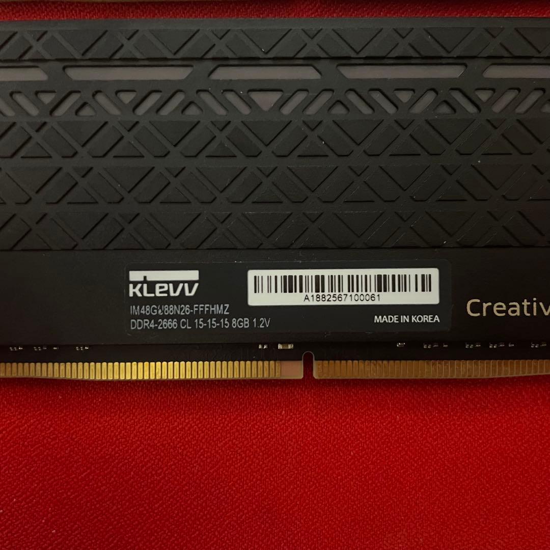 KLEVV CRAS II DDR4 16GB(8GB×2) 2666MHz