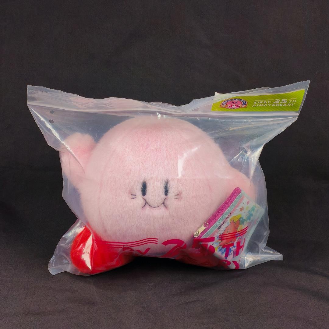 【未開封品】星のカービィ 25周年クラシックぬいぐるみ ポーチ付き