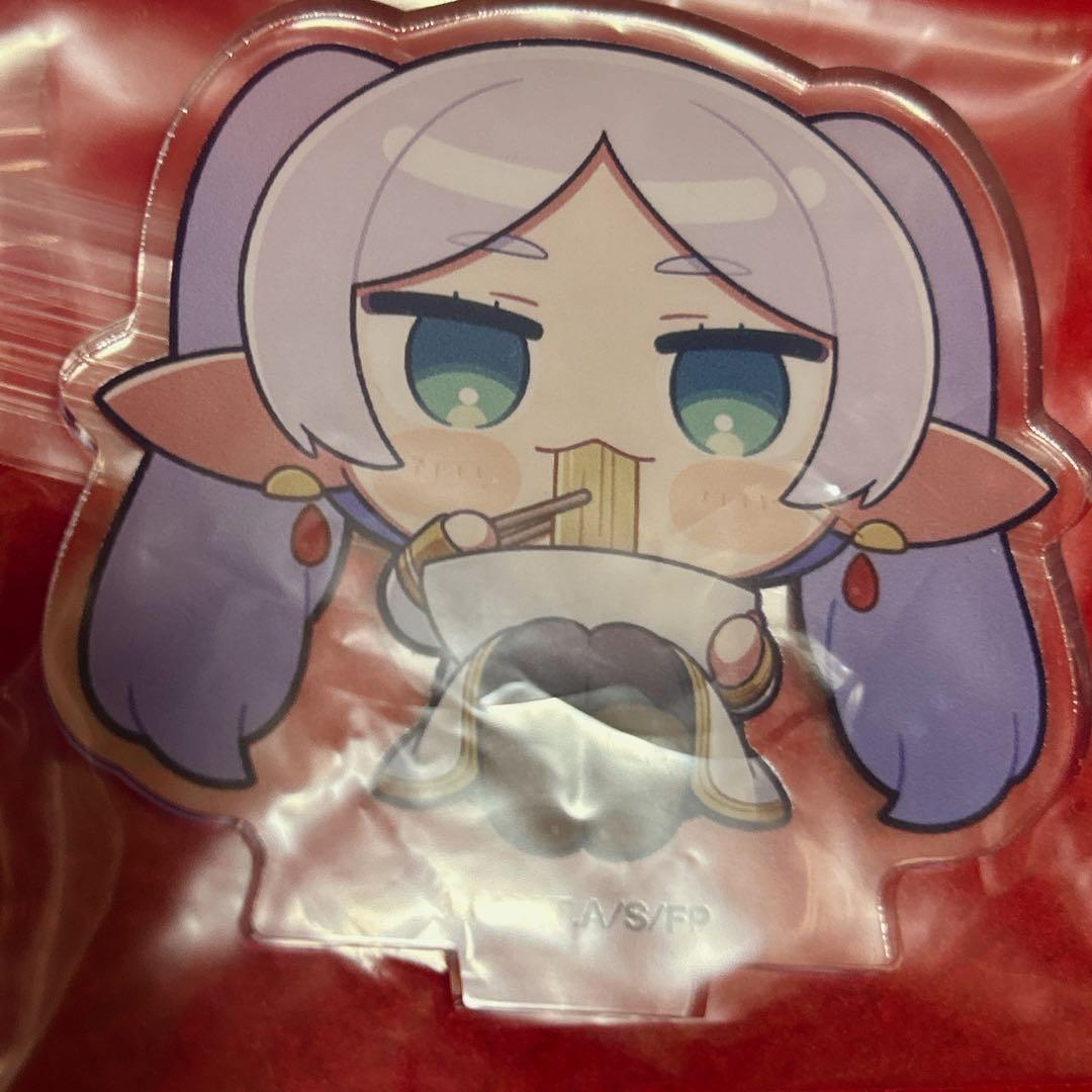 当選 非売品 葬送のフリーレン×マルちゃん正麺 コラボ アクリルスタンド3種