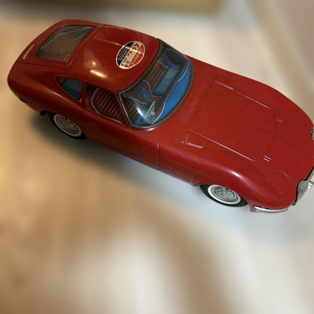 イチコーのスポーツカー ブリキ　トヨタ2000GT 箱付き　激レア　本体美品