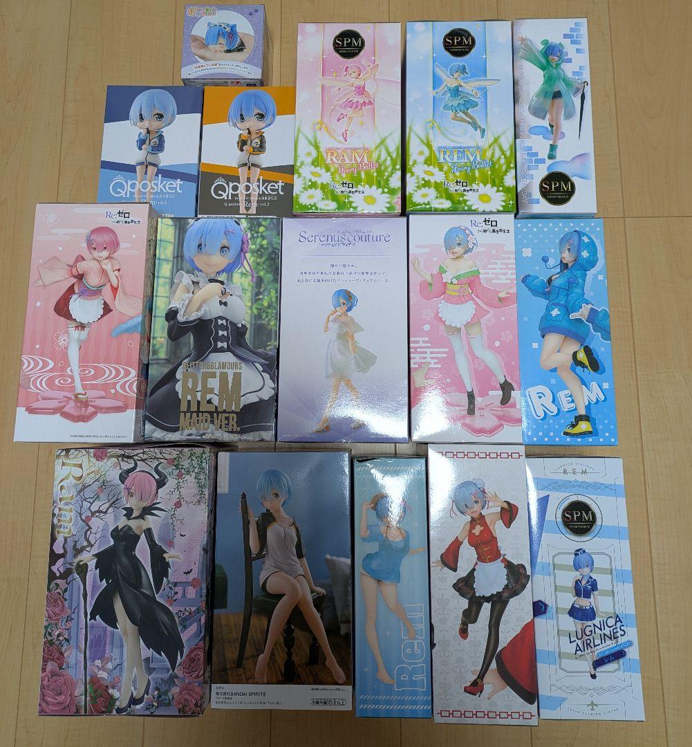 Re:ゼロ レム•ラムフィギュア16点