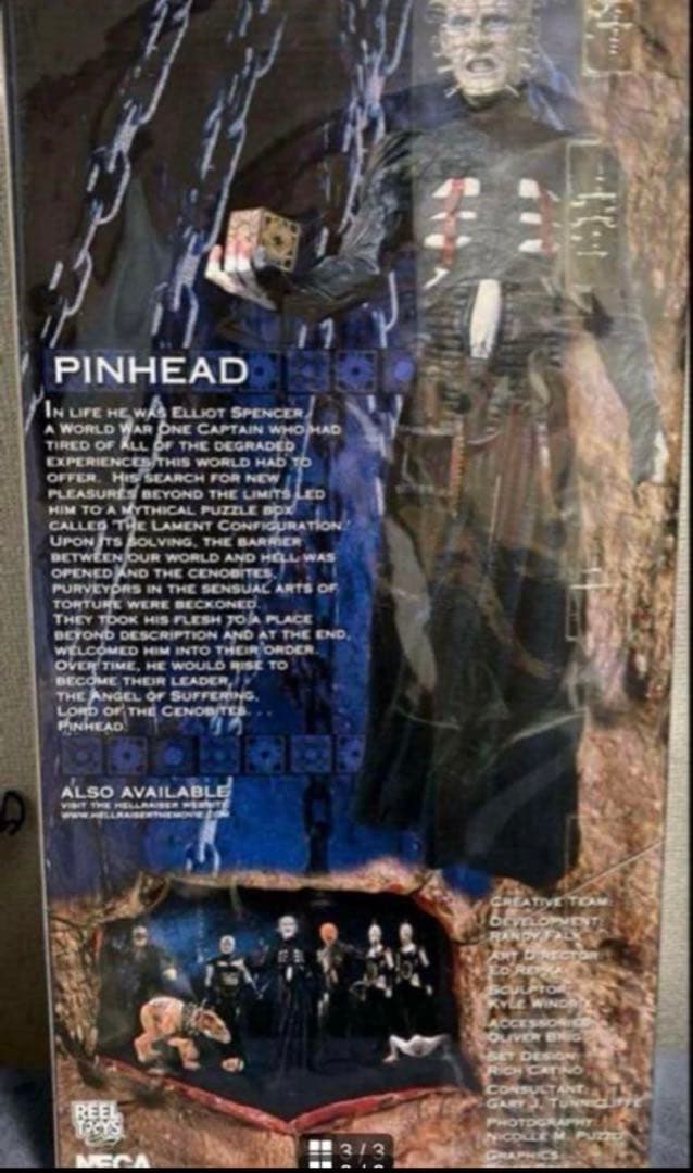 特価！ダグ・ブラッドレイ直筆サイン入りヘルレイザー18インチサウンドフィギュア