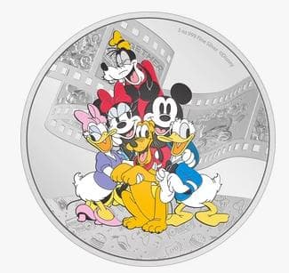 か*ー様 Disney ディズニー 100周年 記念 銀貨 限定 シリアルNo1