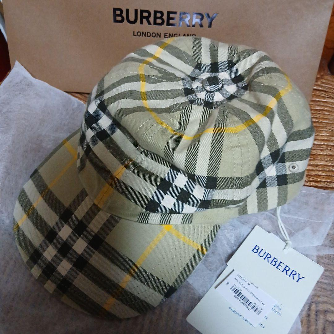 新品未使用☆BURBERRYバーバリーキャップ☆ メンズ＆レディース 55〜57
